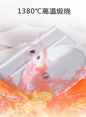 三孔立柱盆立陶瓷柱一体式厕XYU所洗池双手孔卫生间阳台地式洗落