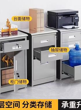 不锈钢柜矮柜床柜带锁活动柜台阳头柜储物柜工VDW具办公文件柜