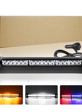 车汽挡风玻璃警示灯STY18LED吸盘铲子灯工程车闪开道灯LE频D闪爆