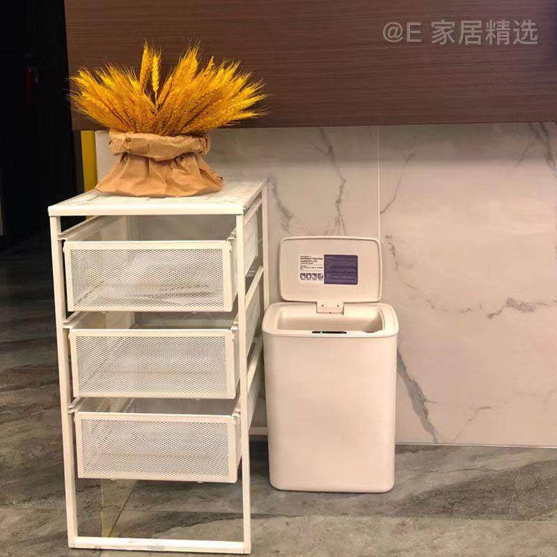 简抽屉收式纳柜约桌下带轮档案置柜子家用无品牌/三层物架白色整,收纳整理,收纳柜,淘宝优惠券,粉丝福利购,淘宝优惠卷