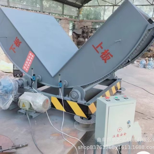 木工液压3吨U型90度翻板机