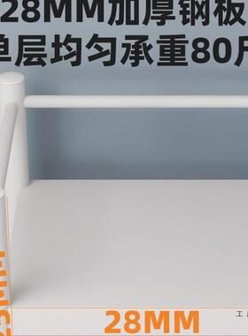 墙书架置物架落多地层简易书柜用铁艺钢制一体靠家金KNS属书本收