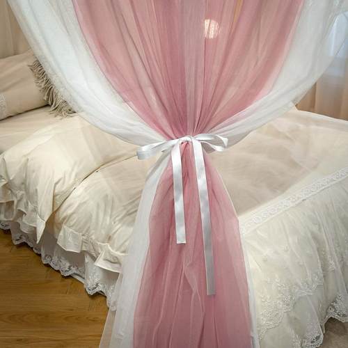 蚊帐家用老式米21.8m1.5RASm床地落加密宫廷公主风2纹账2.0x2.1.2