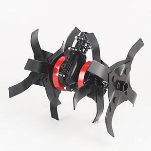 割草配件多功能微耕开沟机农机除草JXQ机松土机头小型锄用草机轮