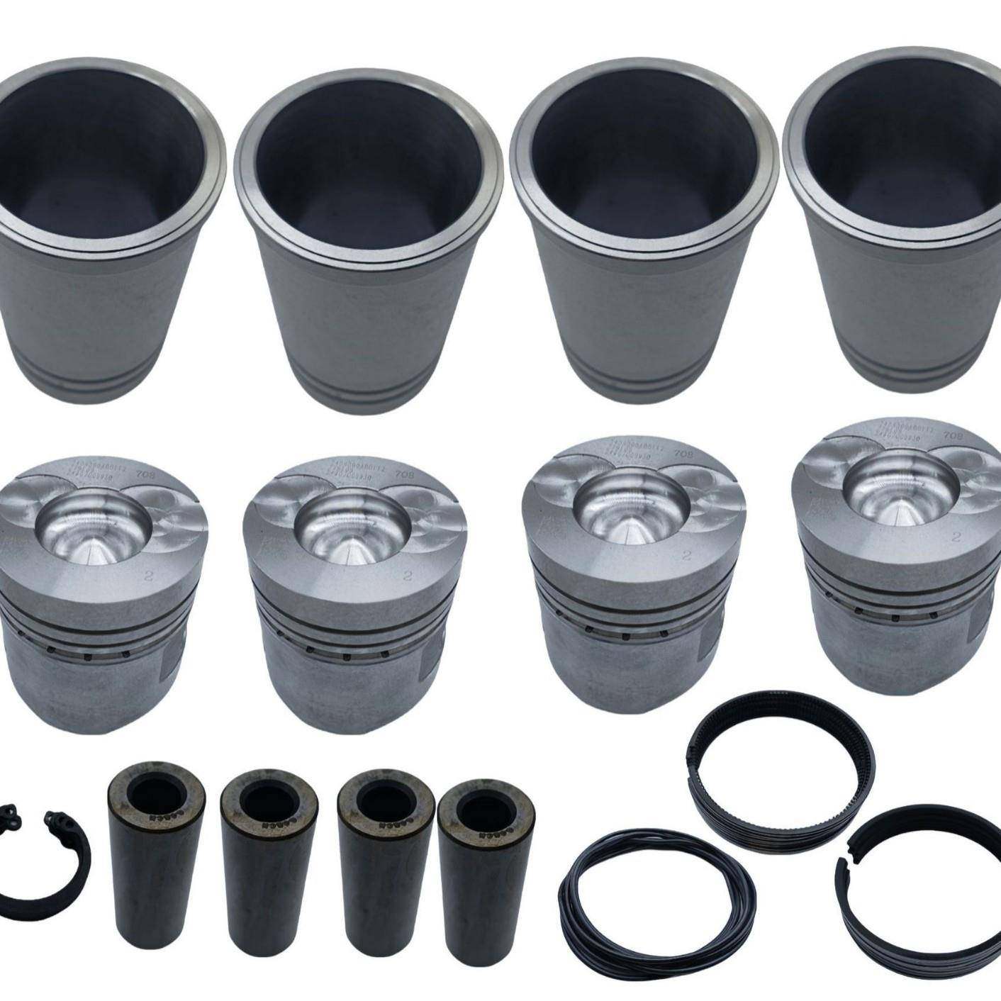 龙工叉车配件3-35吨FD国304三全柴C2发动机大修件六配.784套活塞