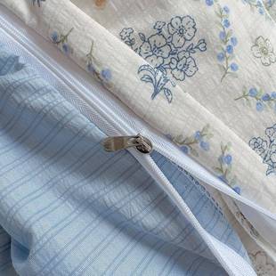 超A类母生婴级彩竺棉四套柔可裸睡学RZL件宿舍三件套不值包退厂家