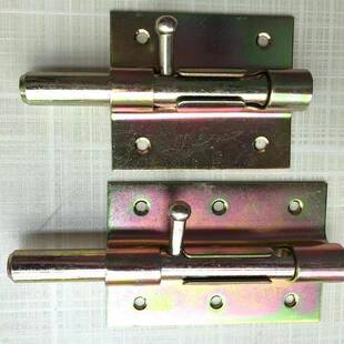 插销栓平管插具销374锁箱装家门窗插门销铁扣销中式新型防盗门插