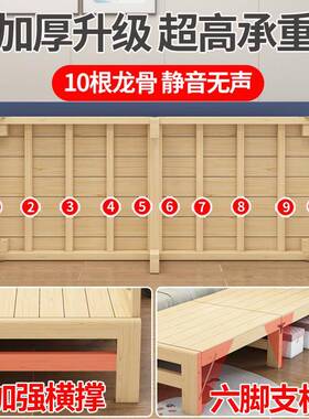 大可折叠床加宽拼接延长约实木床铺VGK加床简拼床无缝用床人边板