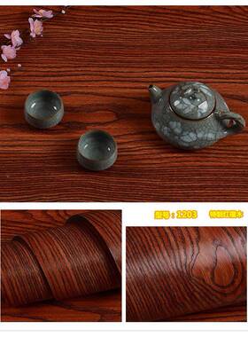 加厚自粘木纹贴音软片新贴纸衣墙柜桌面波ISM旧房门翻家具防水防