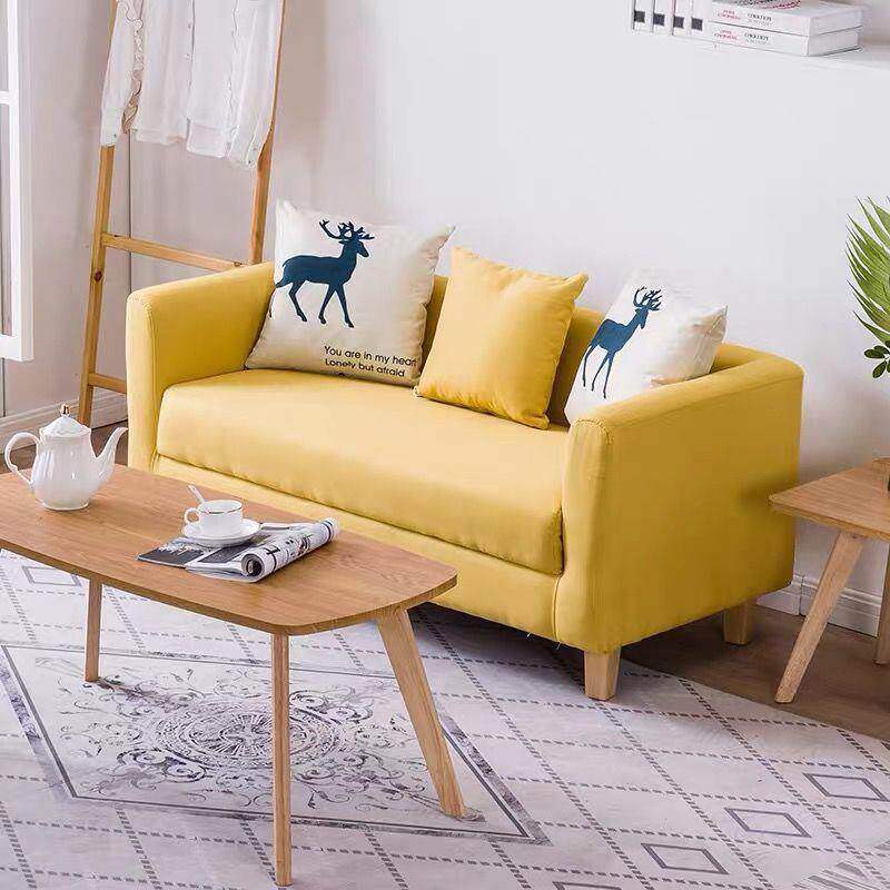 卧室小双现沙发代简客厅租房47520服装店单人沙发椅人布艺约小户