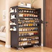 家用钢制物多层防鞋 柜36234储入柜门口玄尘关大容量带门收纳柜户