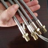 铁氟龙软管特氟龙钢丝DN13编软管铁氟龙波纹管四氟厂乙烯软织管家