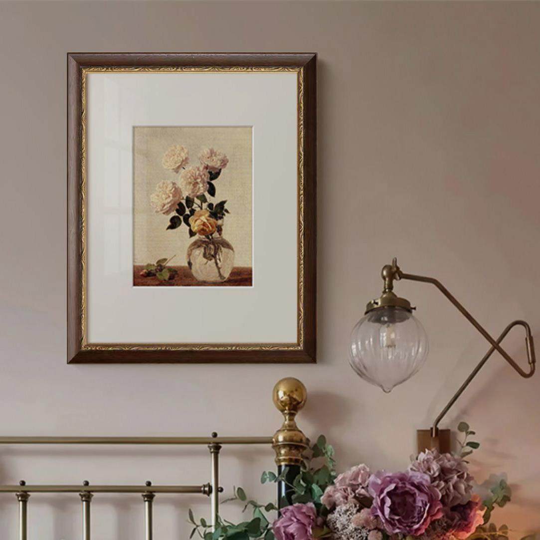法式复古客厅装饰画美式餐厅玄关柜走廊花卉挂画卧室床头花瓶壁画,节庆用品/礼品,新娘配件,淘宝优惠券,粉丝福利购,淘宝优惠卷
