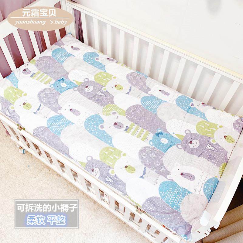 婴儿床垫子宝宝睡垫纯棉铺垫尿垫新生儿床垫被褥子棉垫四季