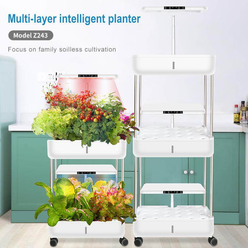 水培蔬菜多层种植机室内无土栽培架种菜机种植箱智能种菜机,农用物资,其他肥料,淘宝优惠券,粉丝福利购,淘宝优惠卷