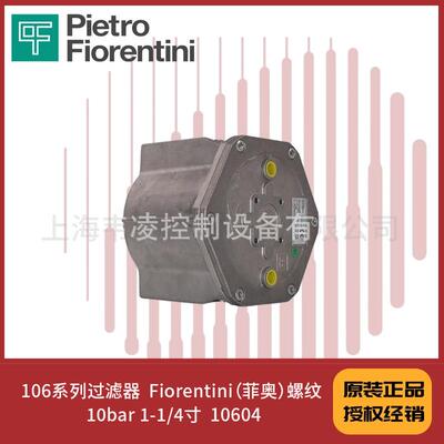 106系列过滤器Fiorentini（菲奥）螺纹10bar1-1/4寸10604