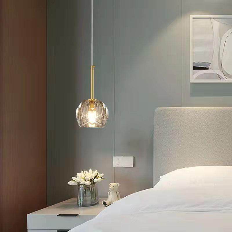 北欧后现代简约轻奢卧室床头吊灯单头水晶灯具创意餐厅吧台小吊灯,农用物资,其他肥料,淘宝优惠券,粉丝福利购,淘宝优惠卷