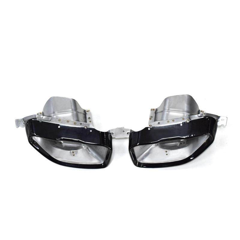 适用于2020宝马新3系G20G28320325330改装M340方口银黑不锈钢尾喉