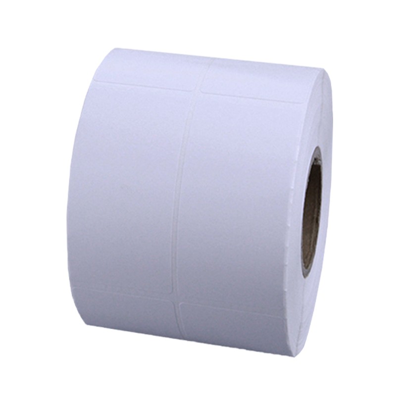 铜版纸不干胶50*120 125mm单排双排条码标签打印贴纸5*12 12.5cm