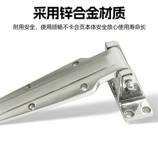 304不锈钢1470冷库合页可调铰链冷藏柜冷库门铰链锌合金烘箱铰链