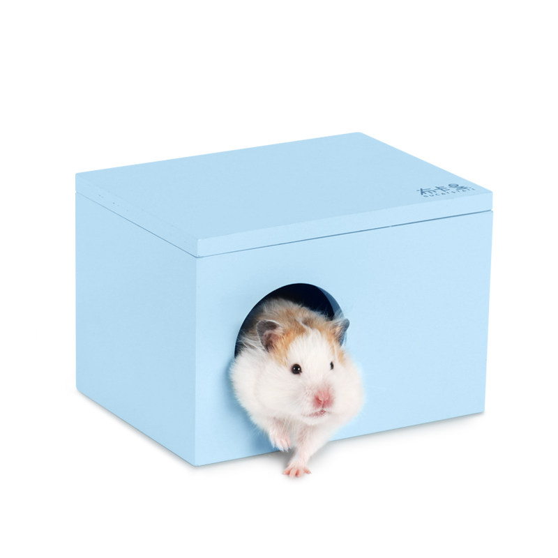 布卡星仓鼠窝糖果木屋单居室小房子金丝熊防水平台别墅用品躲避屋