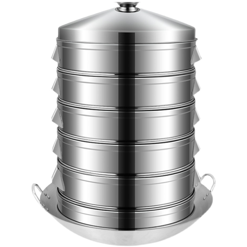 蒸笼不锈钢蒸锅家用蒸馒头蒸包子蒸笼锅大蒸锅特大号超大蒸屉商用