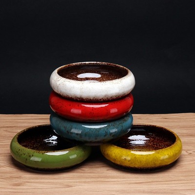 水仙花盆陶瓷无孔铜钱草碗莲睡莲水培植物容器大号室内多肉拼盘盆