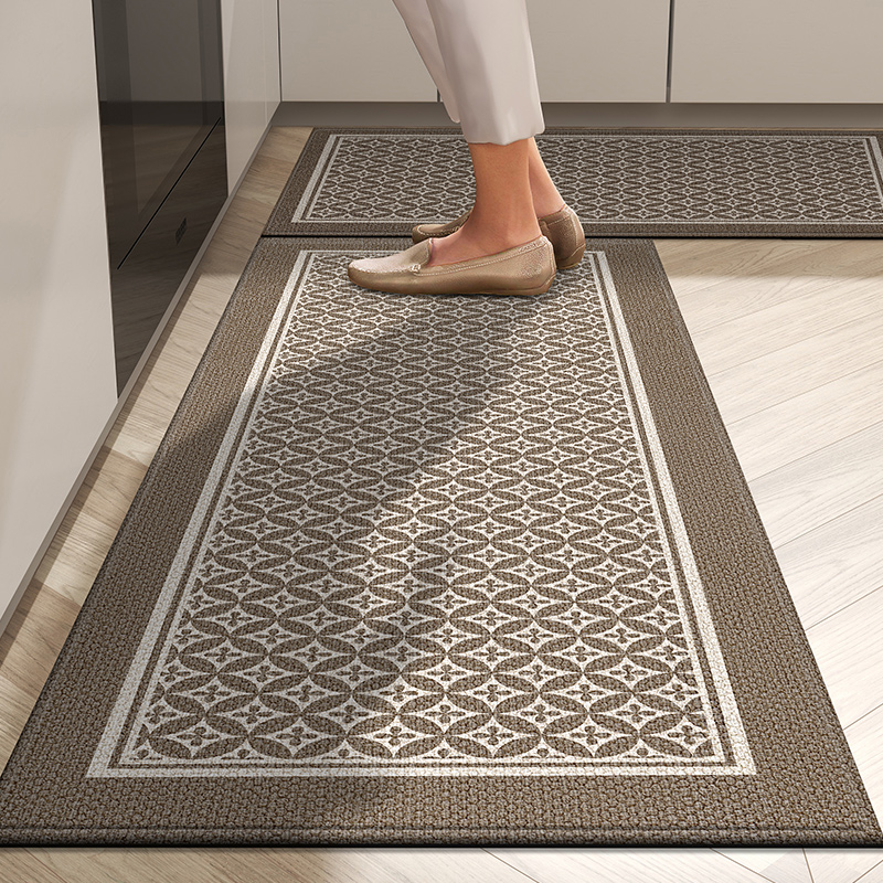 厨房地垫防滑防油可擦免洗地毯家用门口进门垫防水专用脚垫免清洗