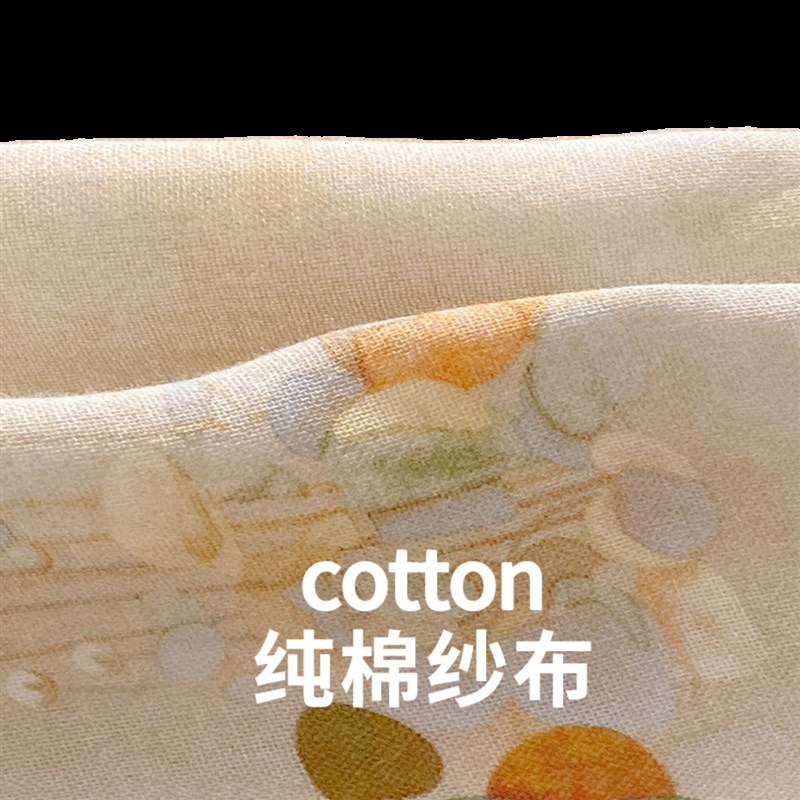 棉绸睡衣女春秋季纯棉长袖旗袍套装轻奢高级感纱布家居服2023新款