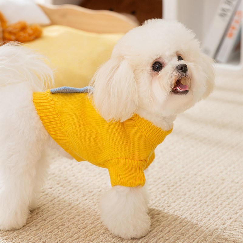 宠物小狗狗毛衣春秋薄款泰迪比熊博美小型幼犬约克夏猫咪秋冬衣服