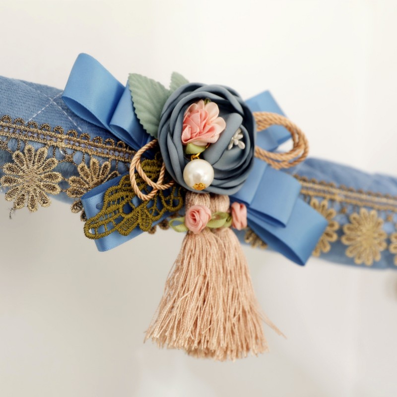 空调管套洞贴管防尘罩布艺蕾丝暖气管套管道装饰罩装饰管口贴堵