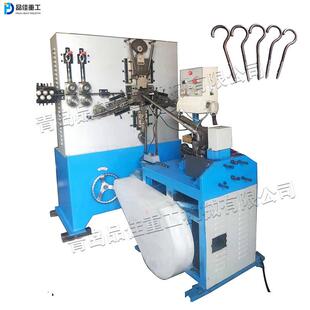 HM5型衣架钩成型机全自动搓螺牙衣架挂钩机螺纹衣裳架制作设备