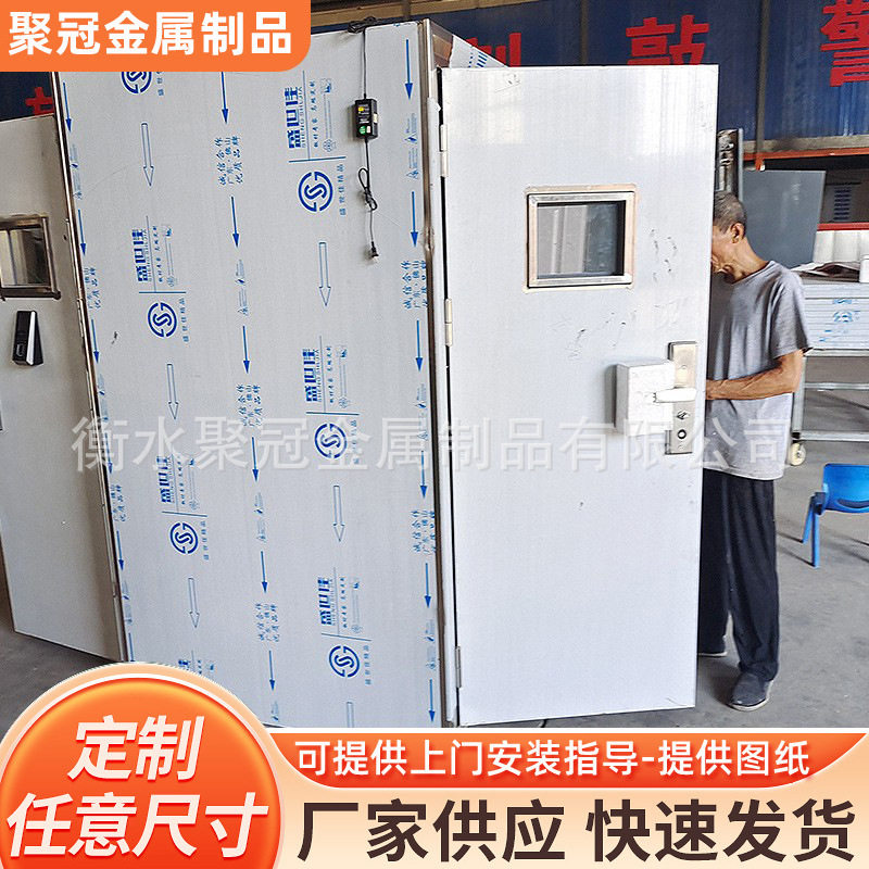 钢制防盗门批发建筑工程防火入户门单开双开密闭隔音门防爆防盗门