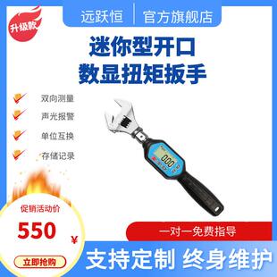 远跃恒YHM-S迷你型开口头数显扭矩扳手可换头适配各种开口头
