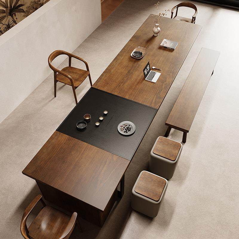 全实木茶桌椅老板办公室大型接待会客内嵌烧水壶一体带大茶盘茶台,纺织面料/辅料/配套,纺织机械配件,淘宝优惠券,粉丝福利购,淘宝优惠卷