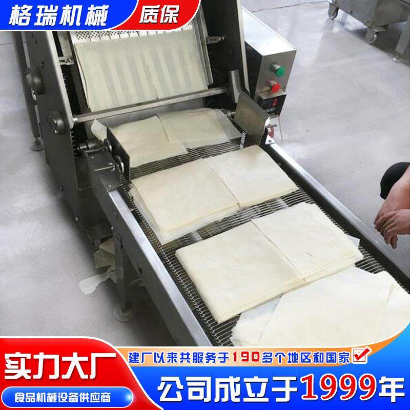 自动控温烤鸭饼机 圆形家用春卷皮机 全自动薄饼机 厂家供应