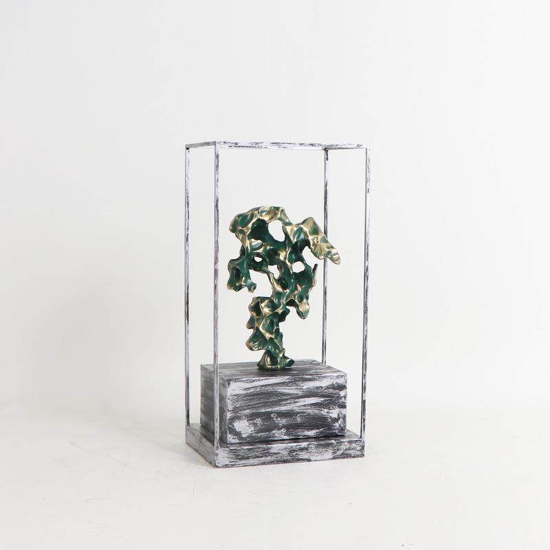 现代厅新中式样板房玄关太湖软装石摆关件客电视柜玄橱窗家居MC-T,家居饰品,装饰摆件,淘宝优惠券,粉丝福利购,淘宝优惠卷