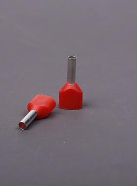 PTME尼龙绝缘预护套双线管形端子TVN0580绝缘管状冷压端头