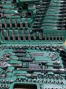 150件AJG套修工汽具套装套筒扳手组合具修工工具修车汽车维维修