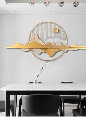 新中式家轻奢云开日创意壁AL-63483挂明客厅沙发背景墙铁装艺挂件