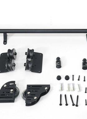 LT30L-T30书木架楼轨移动实梯子家用扶梯室内阁图书馆梯子黑色碳