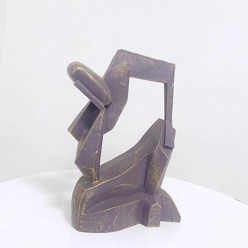 客厅电视背景放墙LOH柜开格摆件高小众设计壁书房书架级感软装饰