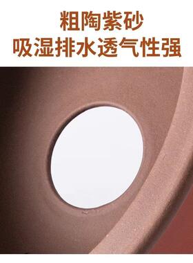 陶瓷家用F98958J7大花盆紫福盆盆景花砂盆发财树铁特大号盆复树古