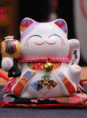 金石小工坊招猫摆小件办SC5024公室可爱桌面车上车载小号迷你家居