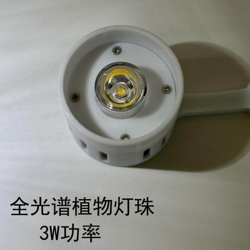 创景桌面摆件造盆苔藓景观生态瓶意FZX微简约全光谱灯迷你玻璃花