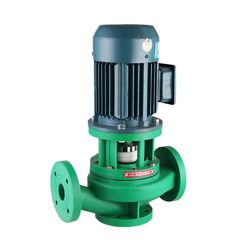 50FPL塑/FWEDPG型立式料管道离心碱耐酸耐腐蚀增强泵聚丙烯管道泵