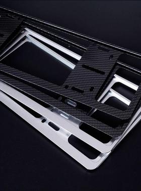 车牌双TMSC-1印封闭牌照框号牌架子轨道式镁铝合金牌托刻标层汽架