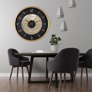 挂钟客厅家用北式钟表欧现代时尚石美英挂表静音卧室时ZLL2038钟