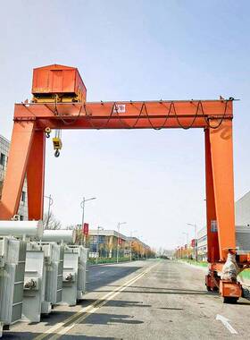 0龙轮胎吊1吨门集装箱轮胎道SCU吊15吨轨式移动行走20吨门式起重