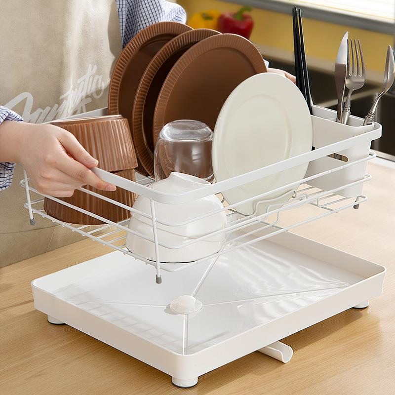 日式碗家碟筷水架厨房碗盘沥水架水槽沥置物架用3056碗架餐具碗收